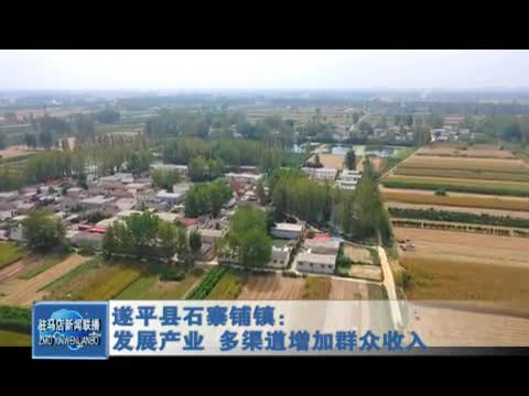 遂平县石寨铺镇：发展产业 多渠道增加群众收入