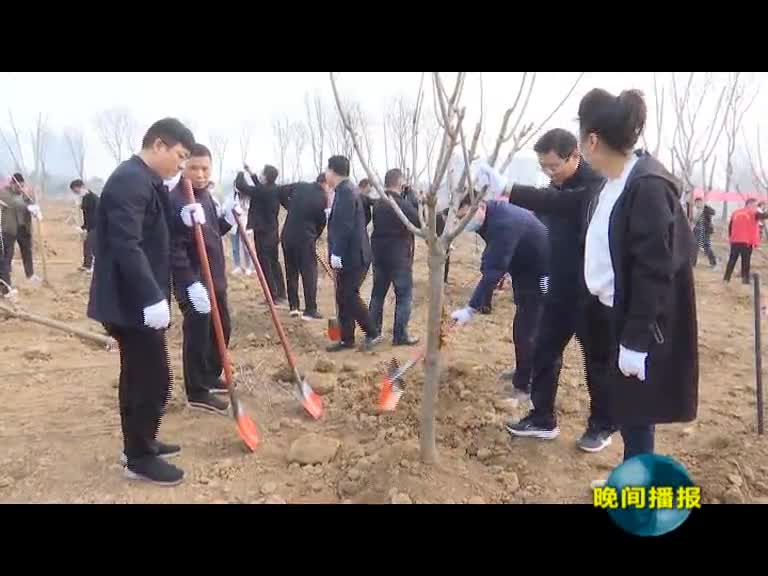 上蔡县掀起国土绿化高潮