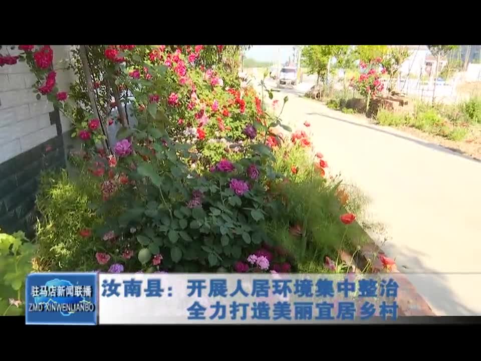 汝南县：开展人居环境集中整治 全力打造美丽宜居乡村