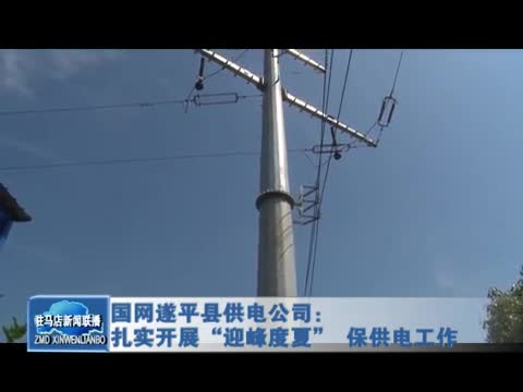 国网遂平县供电公司:扎实开展“迎峰度夏” 保供电工作