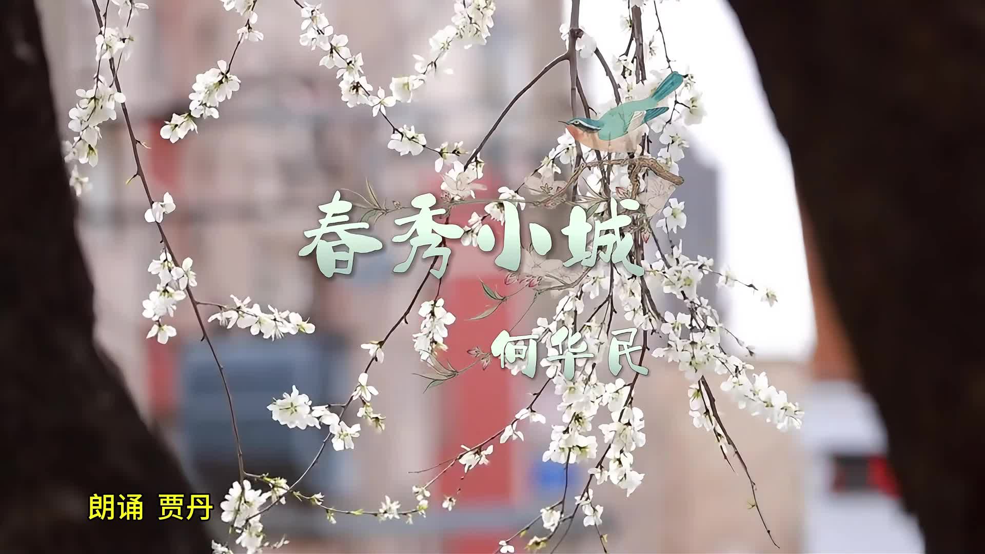 诗朗诵《春秀小城》