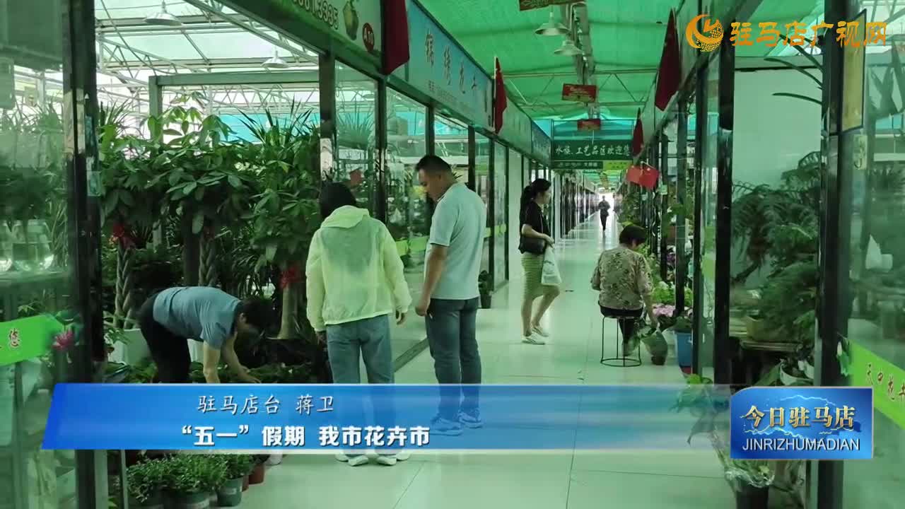 “五一”假期 我市花卉市場人氣旺