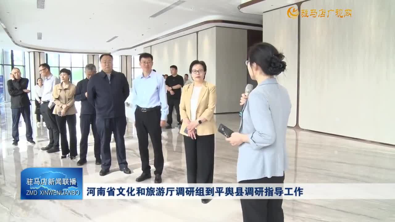 河南省文化和旅游廳調(diào)研組到平輿縣調(diào)研指導(dǎo)工作