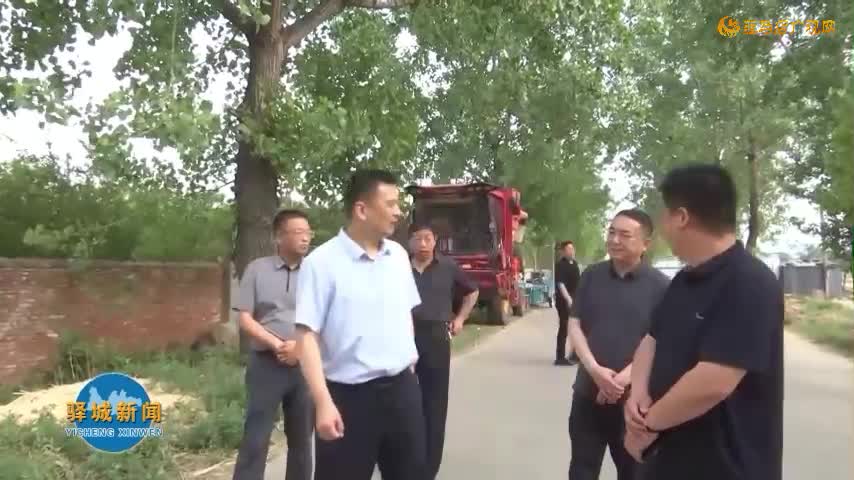 馮磊調(diào)研督導(dǎo)“三夏”生產(chǎn)工作