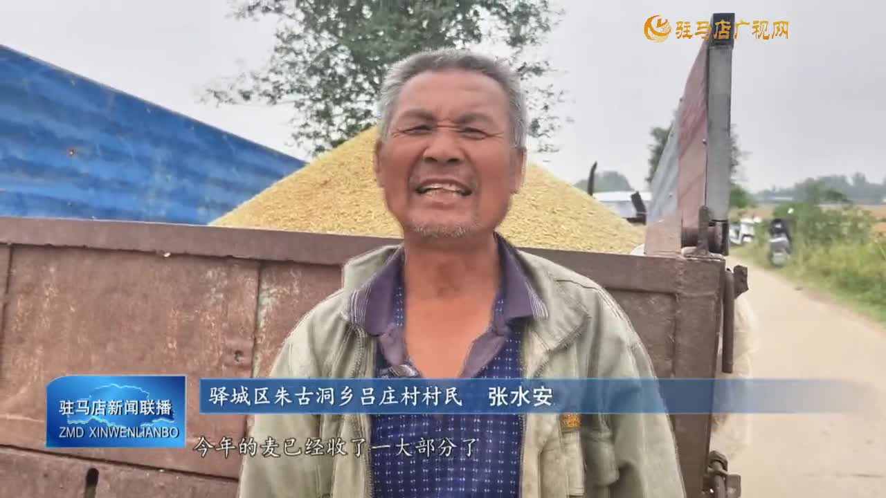 【三夏時(shí)節(jié)】驛城區(qū)：搶抓晴好天氣收割小麥 確保夏糧顆粒歸倉