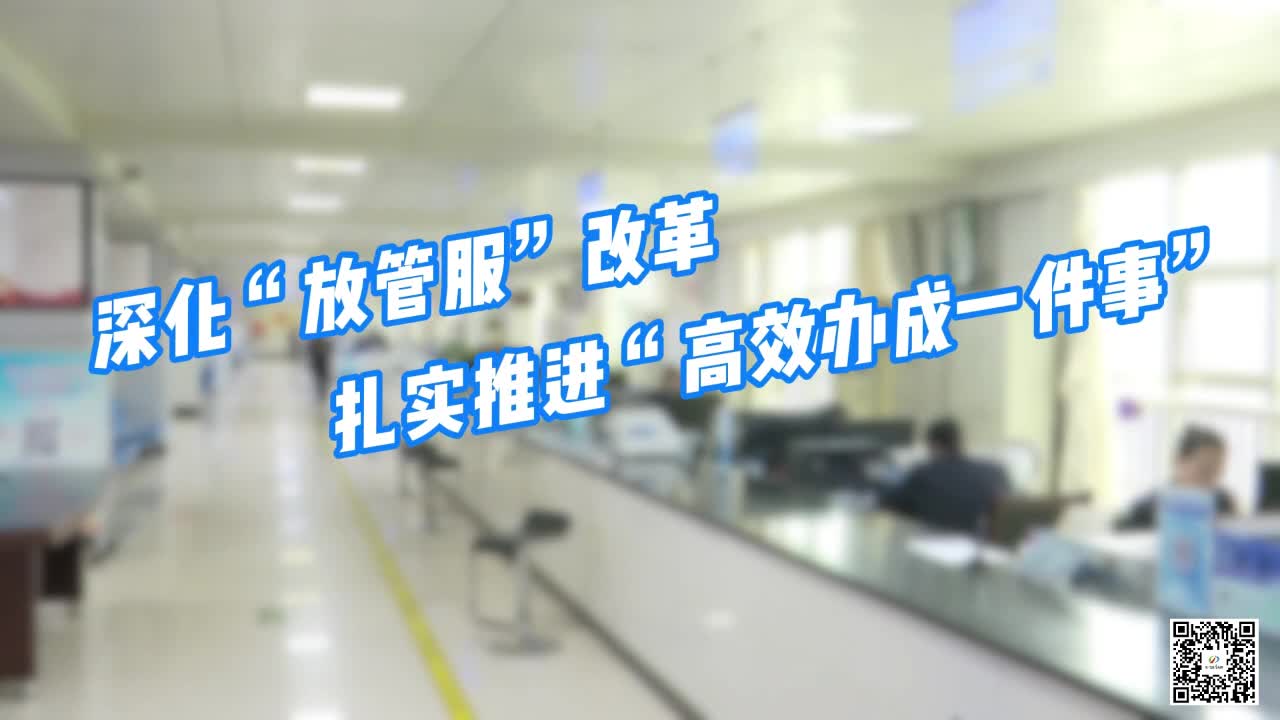 深化“放管服”改革 扎实推进“高效办成一件事”