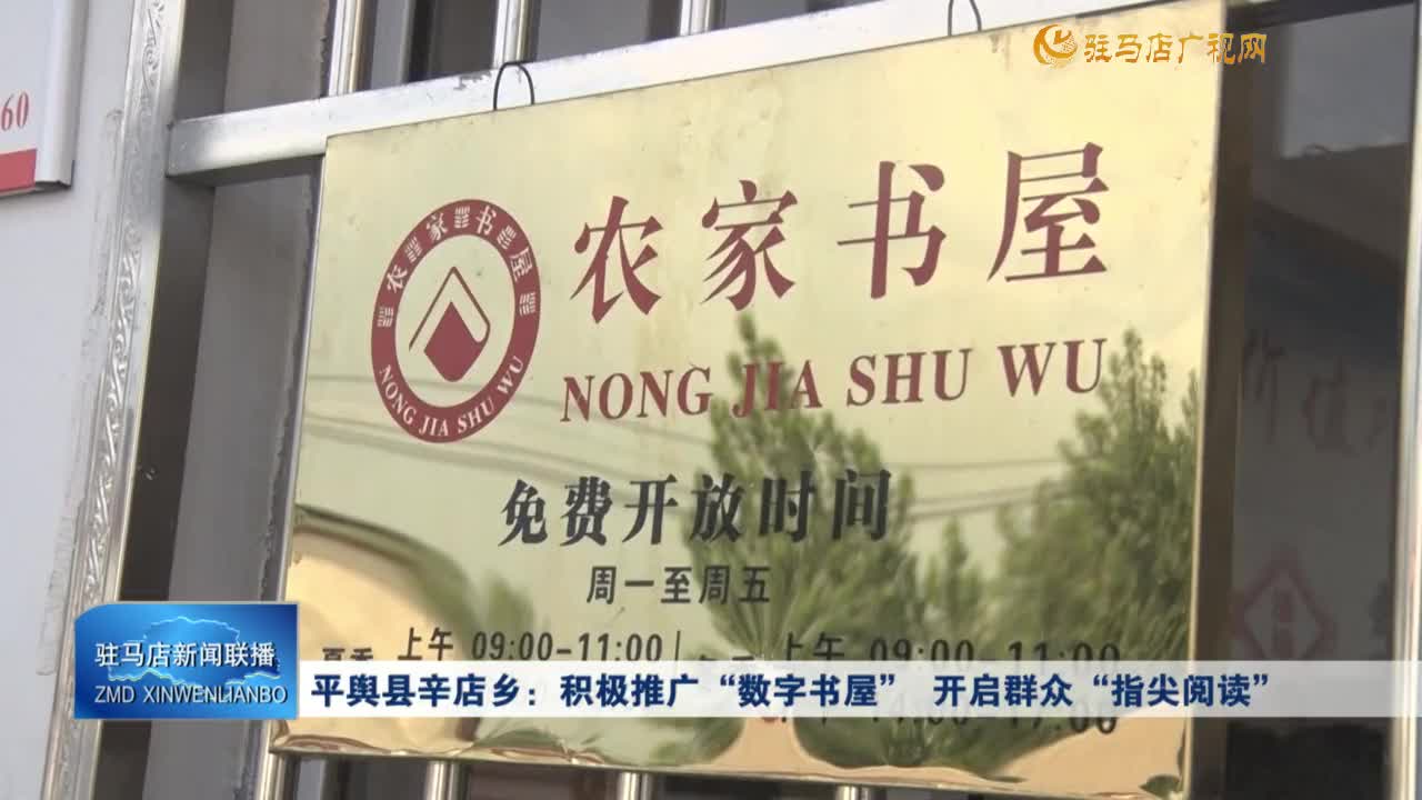 平舆县辛店乡：积极推广“数字书屋” 开启群众“指尖阅读”