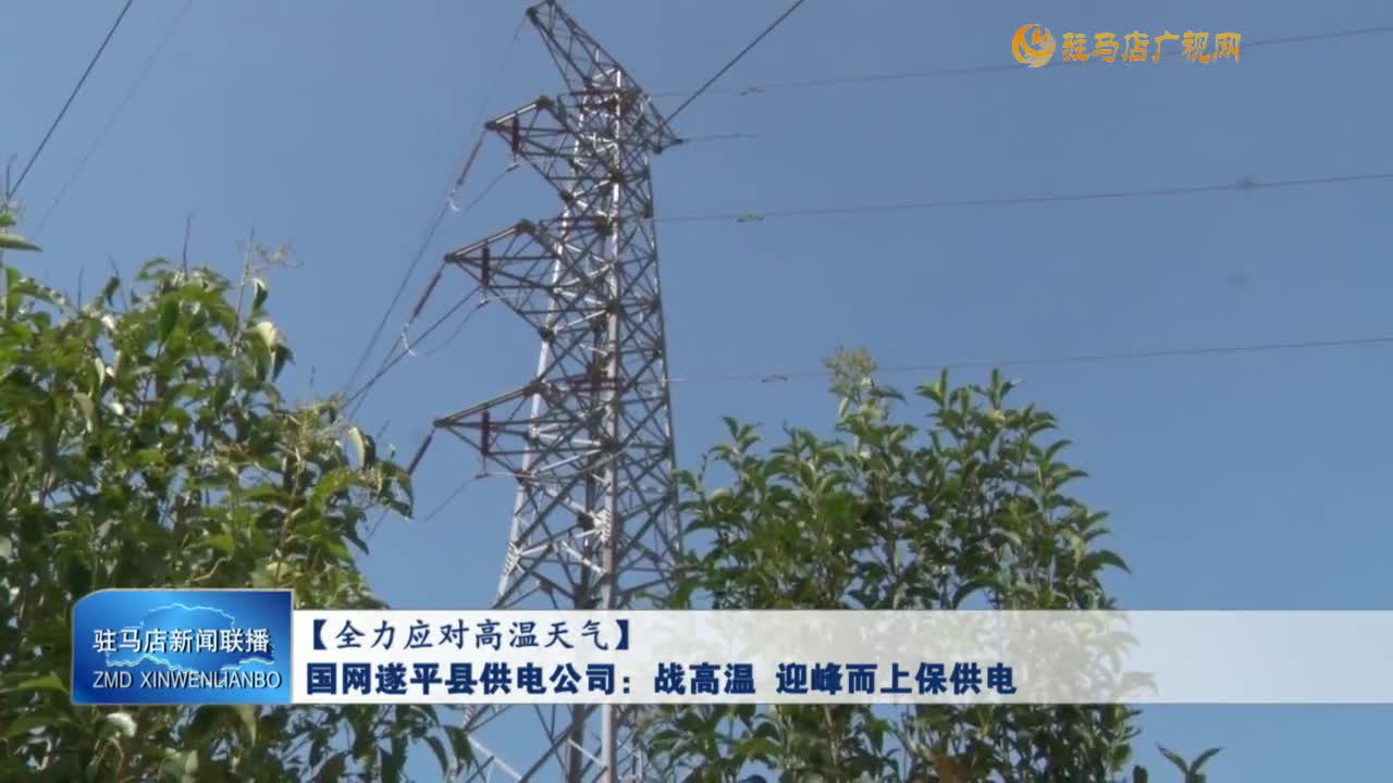 【全力應(yīng)對高溫天氣】國網(wǎng)遂平供電公司：戰(zhàn)高溫 迎“峰”而上保供電