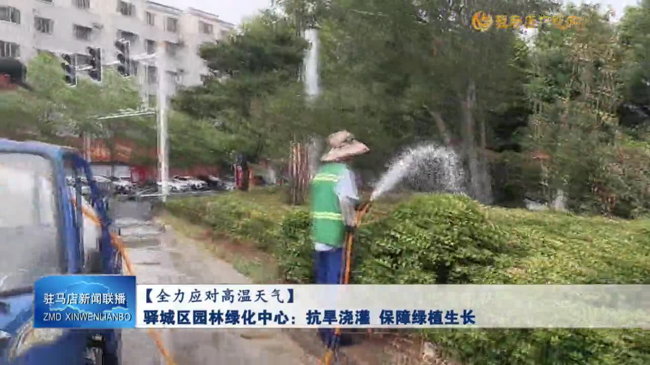 【全力應對高溫天氣】驛城區(qū)園林綠化中心：抗旱澆灌 保障綠植生長