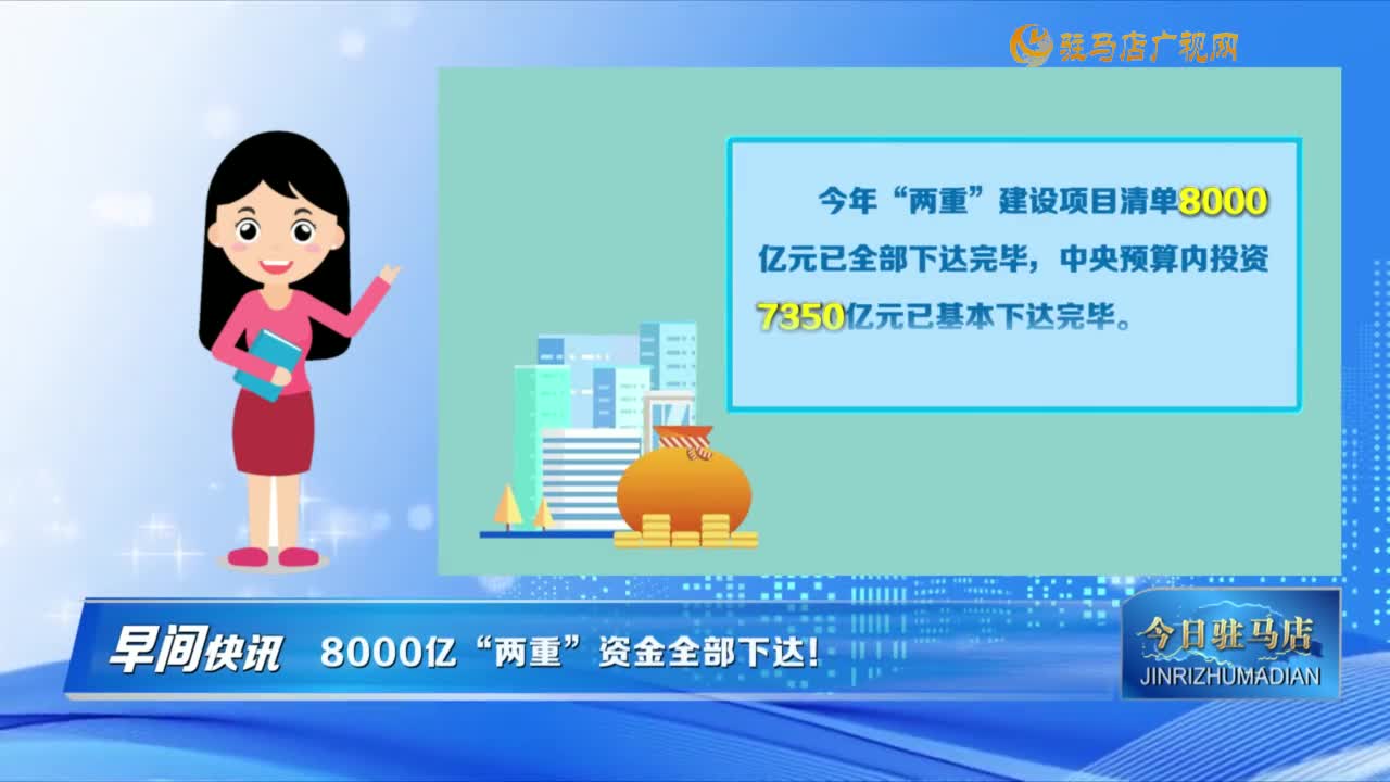 【早間快訊】8000億“兩重”資金全部下達(dá)！......
