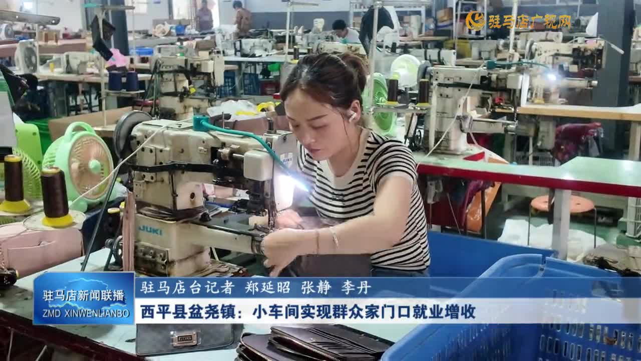 西平县盆尧镇：小车间实现群众家门口就业增收