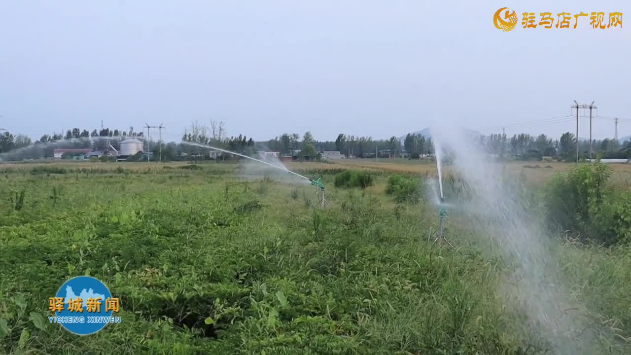 驛城區(qū)香山街道再啟天坑抽水工程 廢棄礦坑變身抗旱活水源