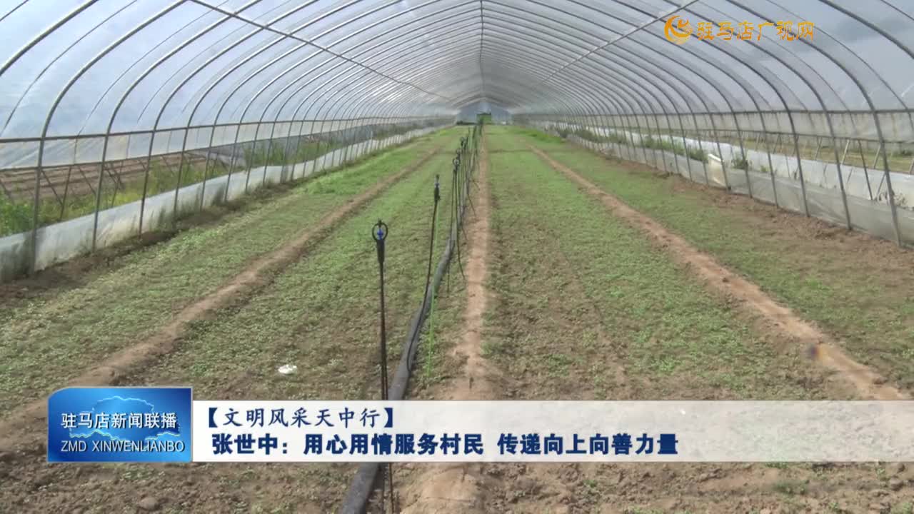 【文明風(fēng)采天中行】張世中：用心用情服務(wù)村民 傳遞向上向善力量