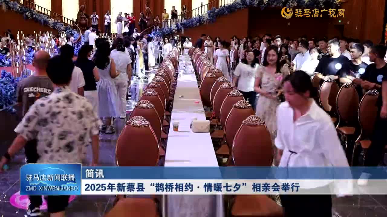 2025年新蔡縣“鵲橋相約·情暖七夕”相親會舉行
