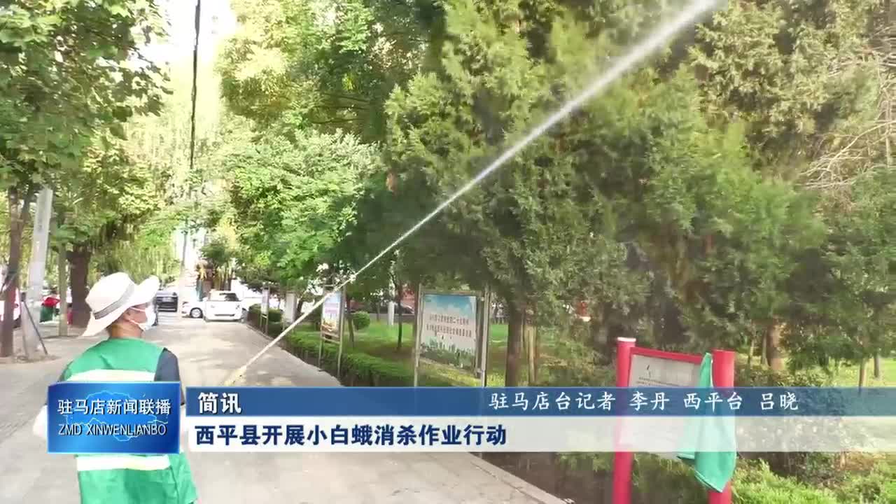 西平县开展小白蛾消杀作业行动