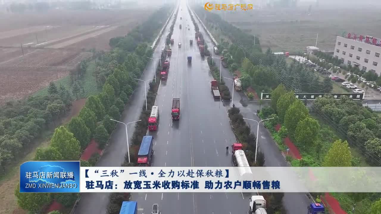 【“三秋”一線·全力以赴保秋糧】駐馬店：放寬玉米收購標(biāo)準(zhǔn) 助力農(nóng)戶順暢售糧