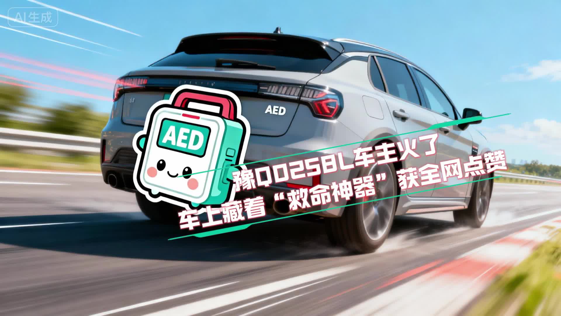 豫Q0258L车主火了！车上藏着“救命神器”获全网点赞......|《今日驻马店》资讯第191期