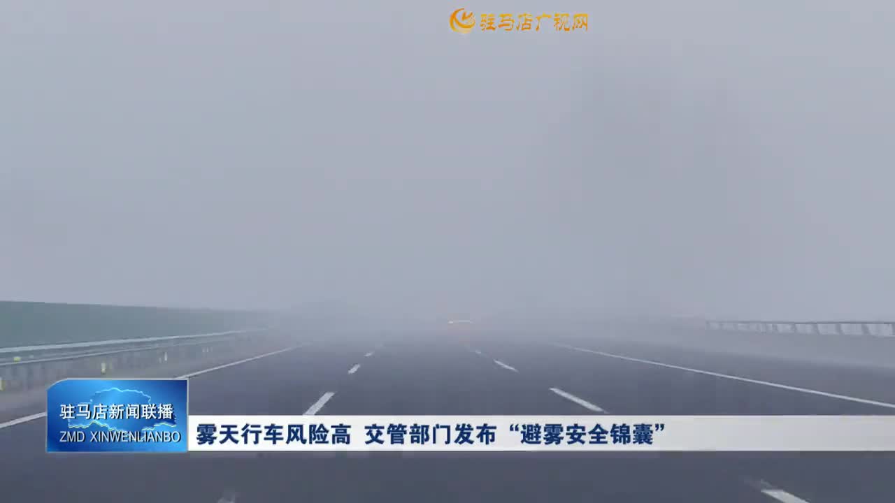 雾天行车风险高 交管部门发布“避雾安全锦囊”