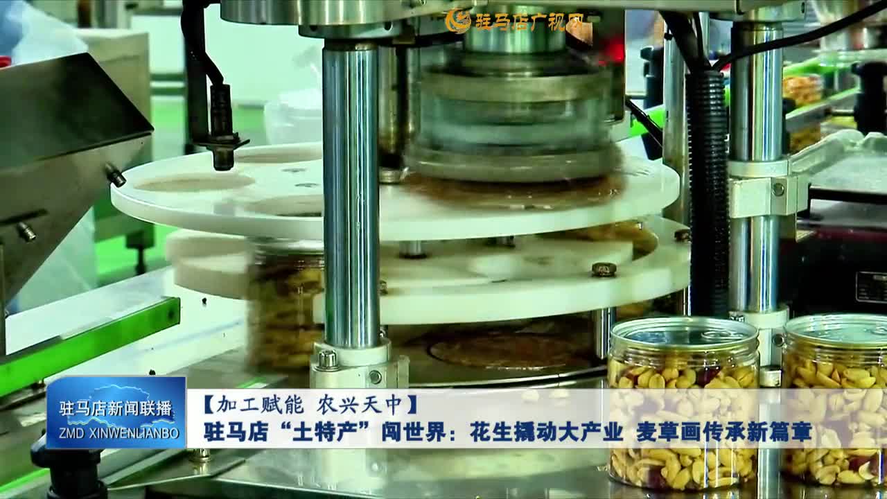 【加工赋能 农兴天中】驻马店“土特产”闯世界：花生撬动大产业 麦草画传承新篇章