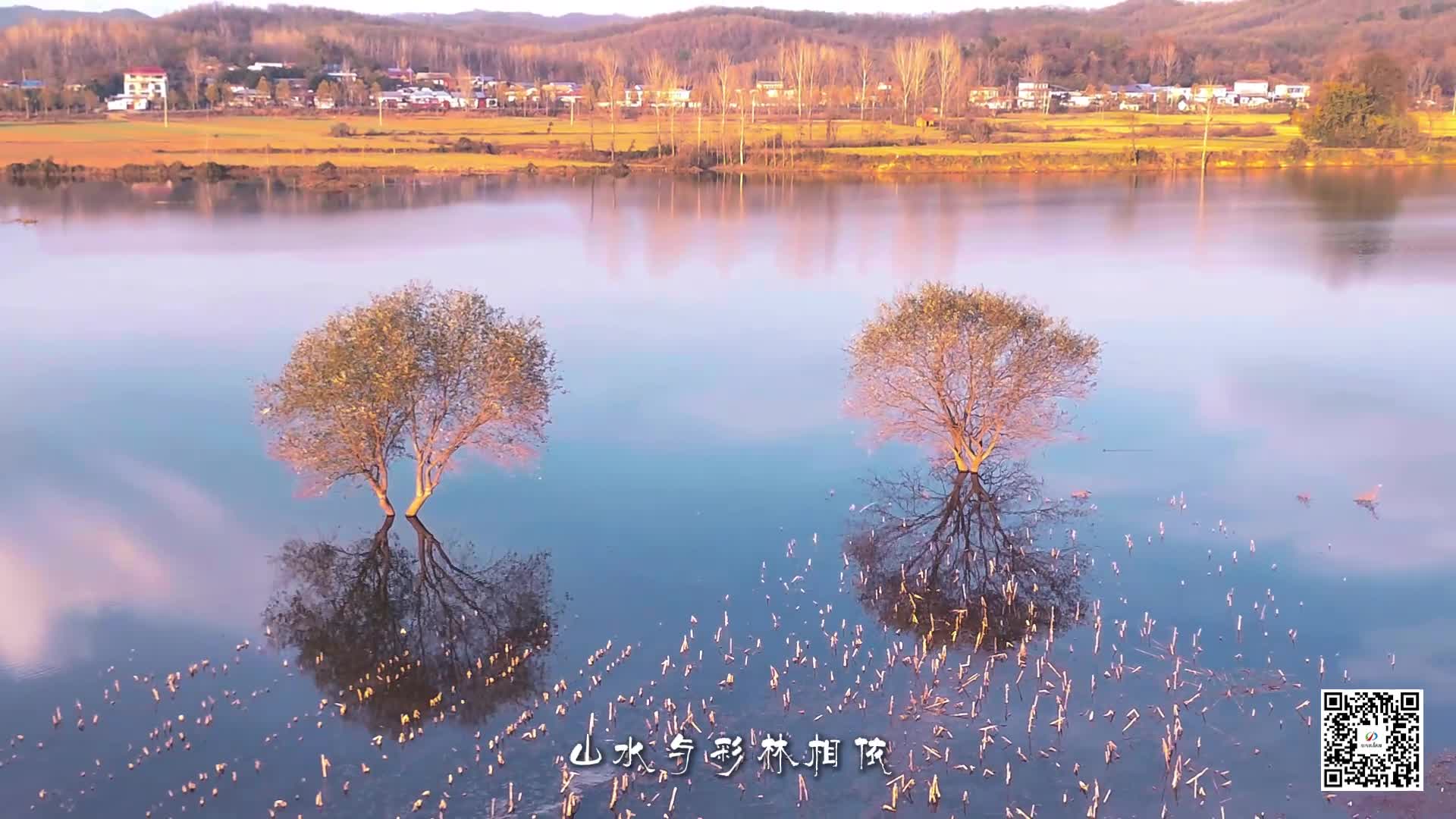 确山县冲口村：重重似画 波平如镜