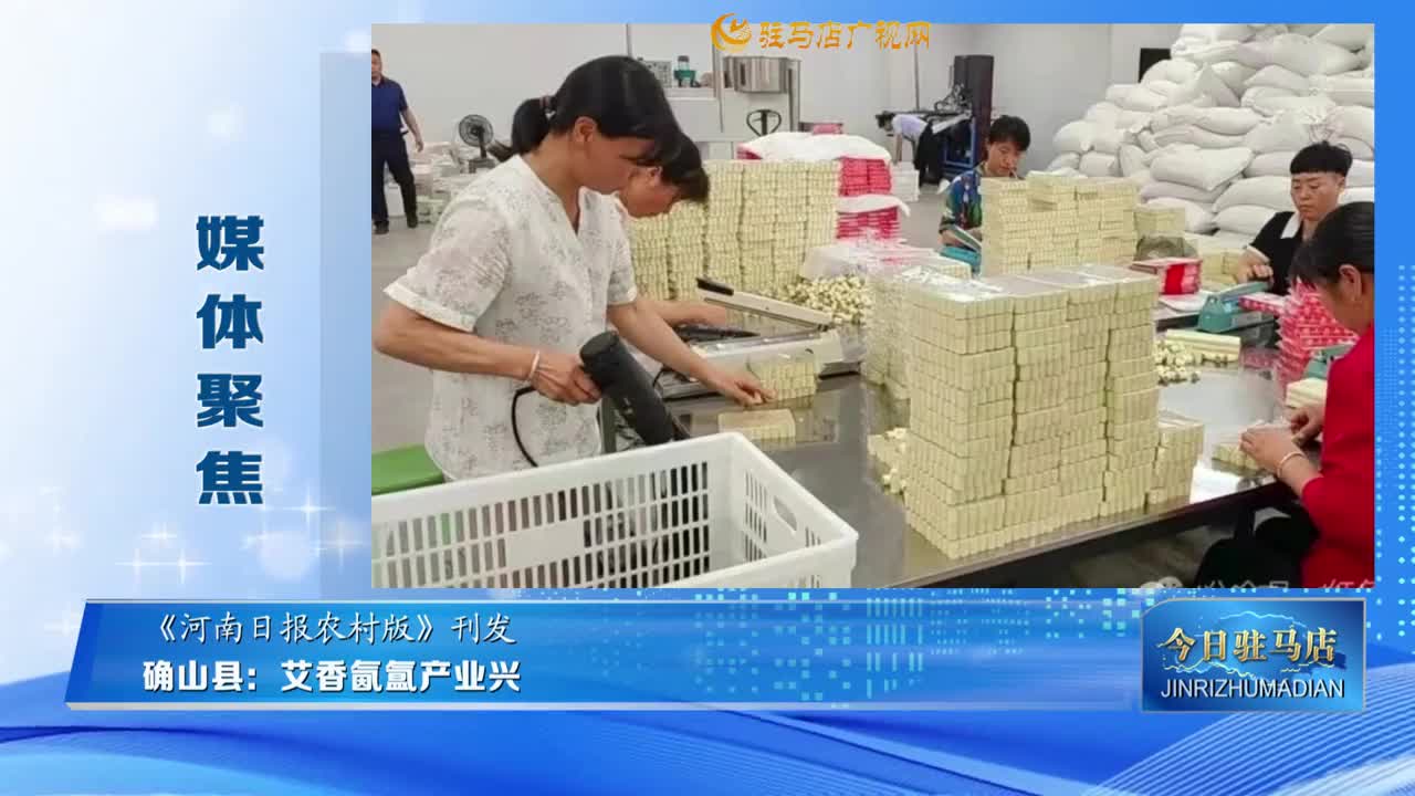 【媒体聚焦】确山县 艾香氤氲产业兴.....