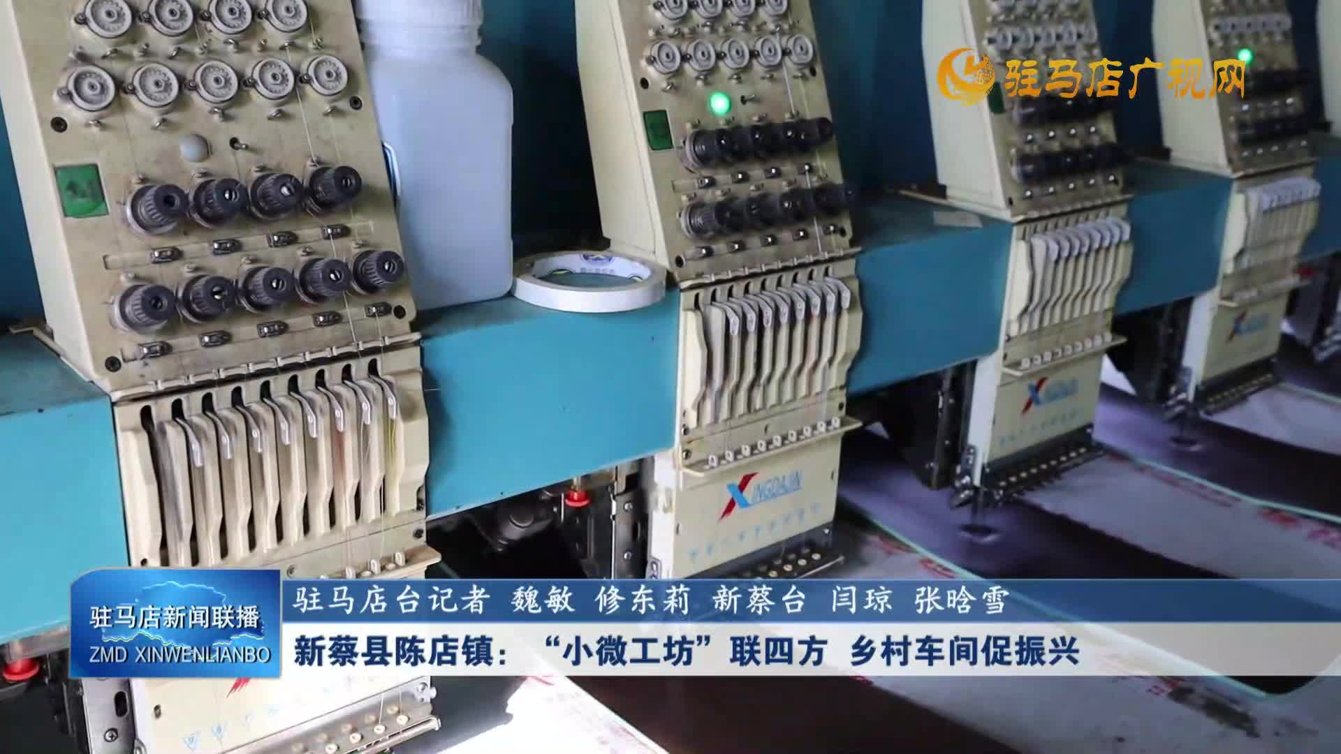 新蔡县陈店镇：“小微工坊”联四方 乡村车间促振兴