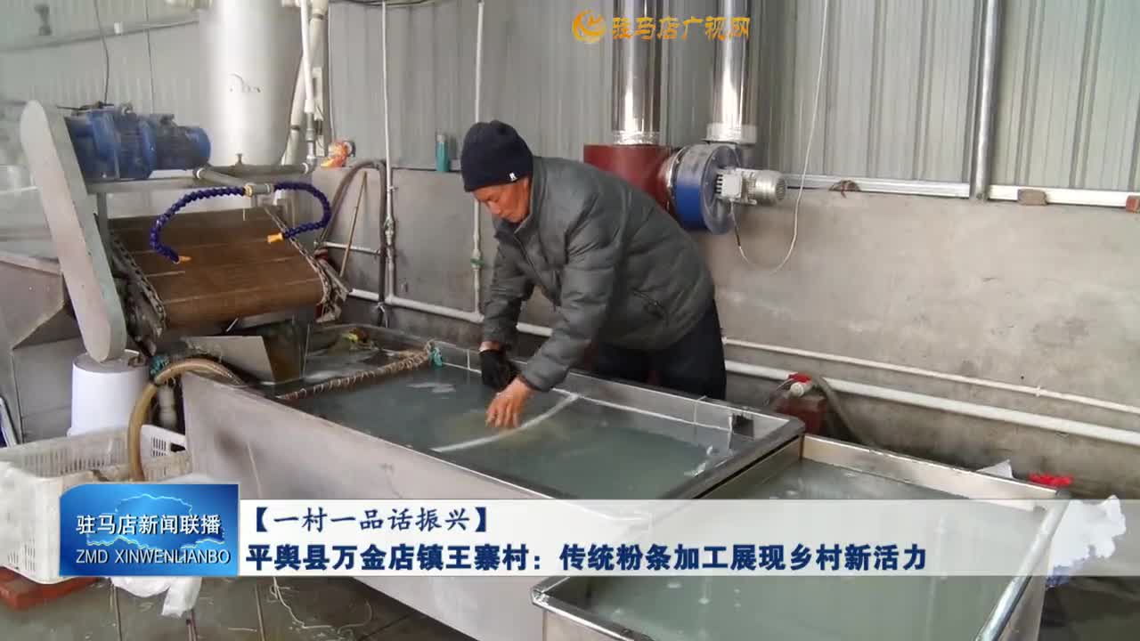 【一村一品话振兴】 平舆县万金店镇王寨村：传统粉条加工展现乡村新活力