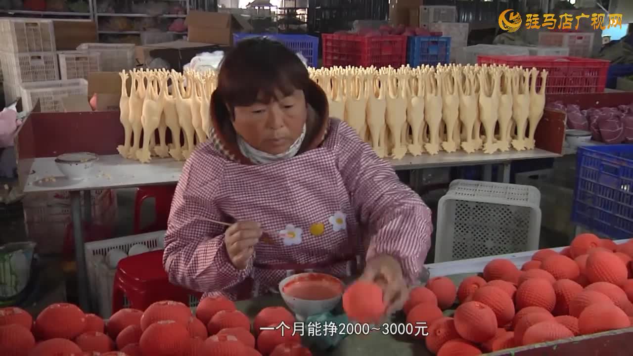 驿城区老河乡石古庄村：宠物玩具厂带动村民家门口就业