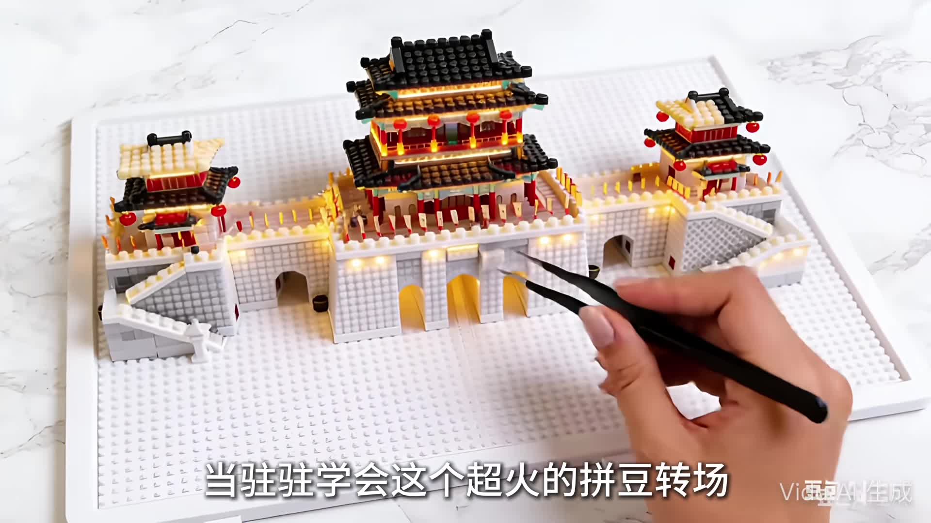 當(dāng)駐駐學(xué)會這個(gè)超火的拼豆轉(zhuǎn)場