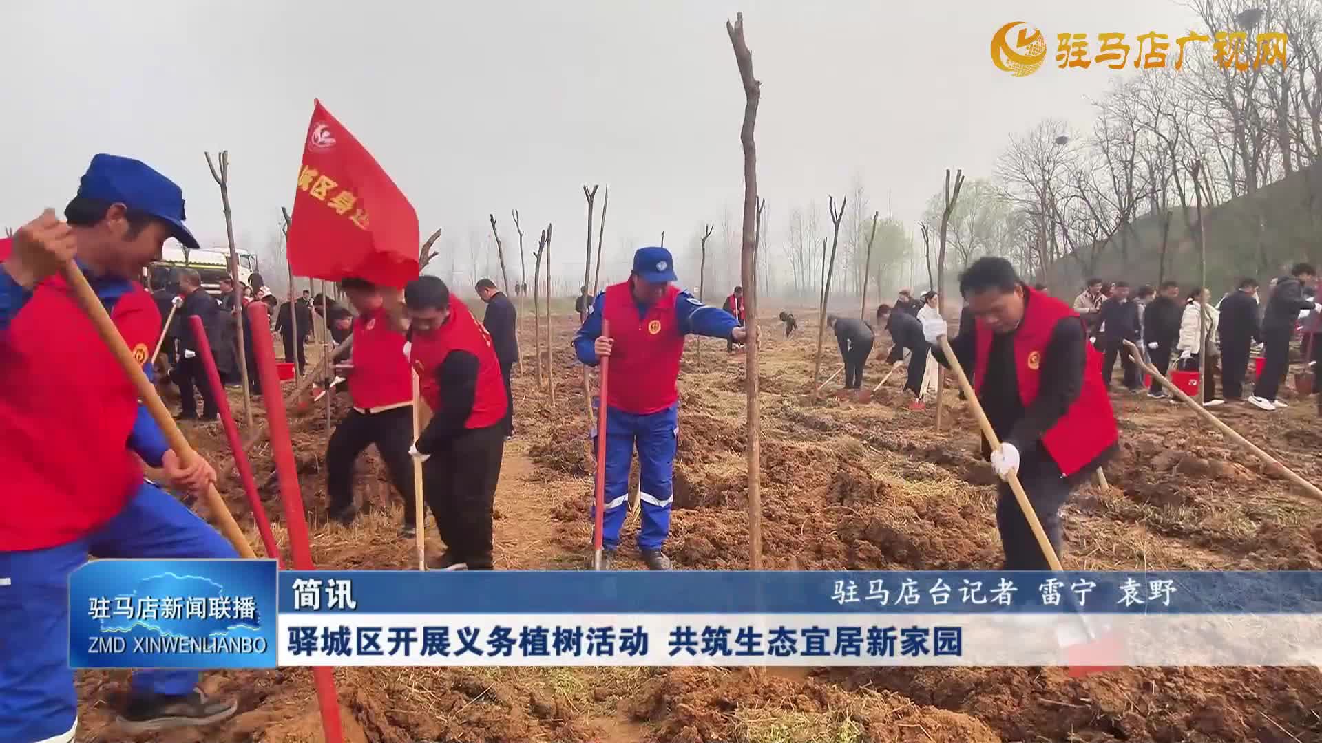 驛城區(qū)開展義務(wù)植樹活動 共筑生態(tài)宜居新家園
