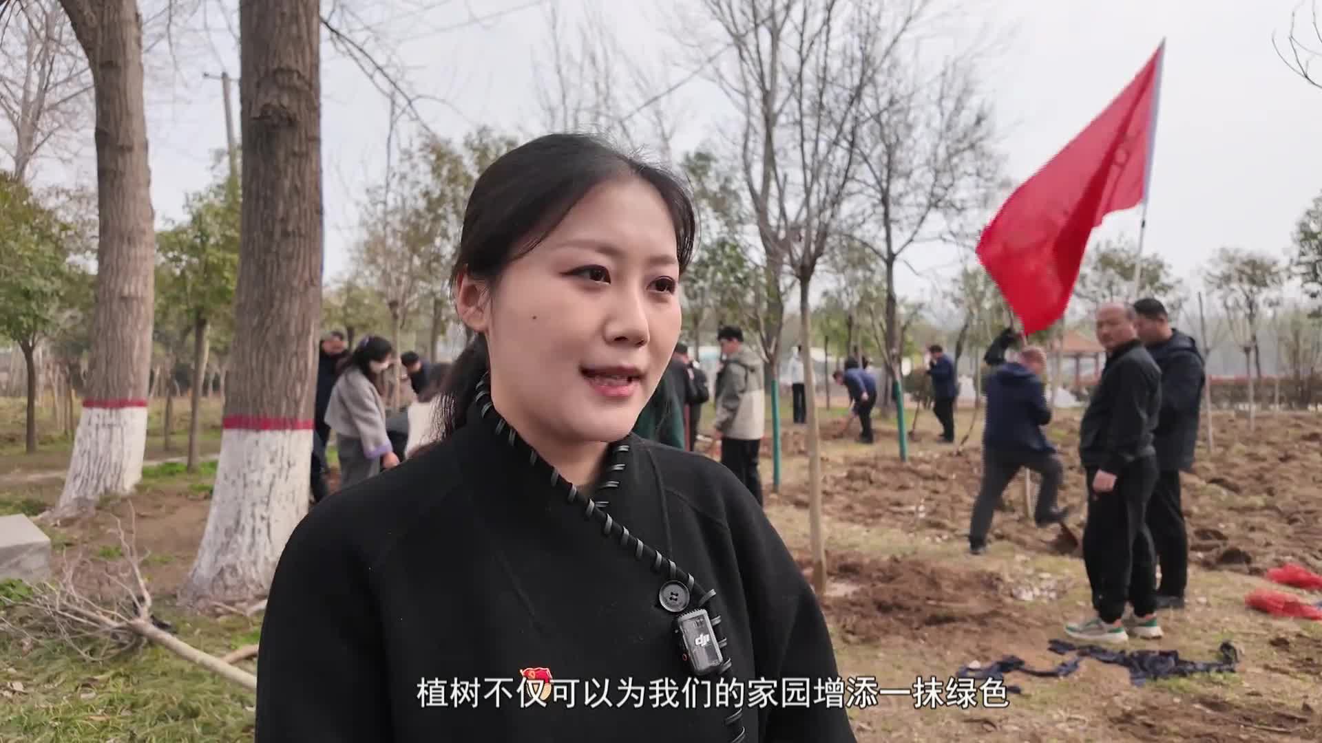 驻马店市财政局开展义务植树活动