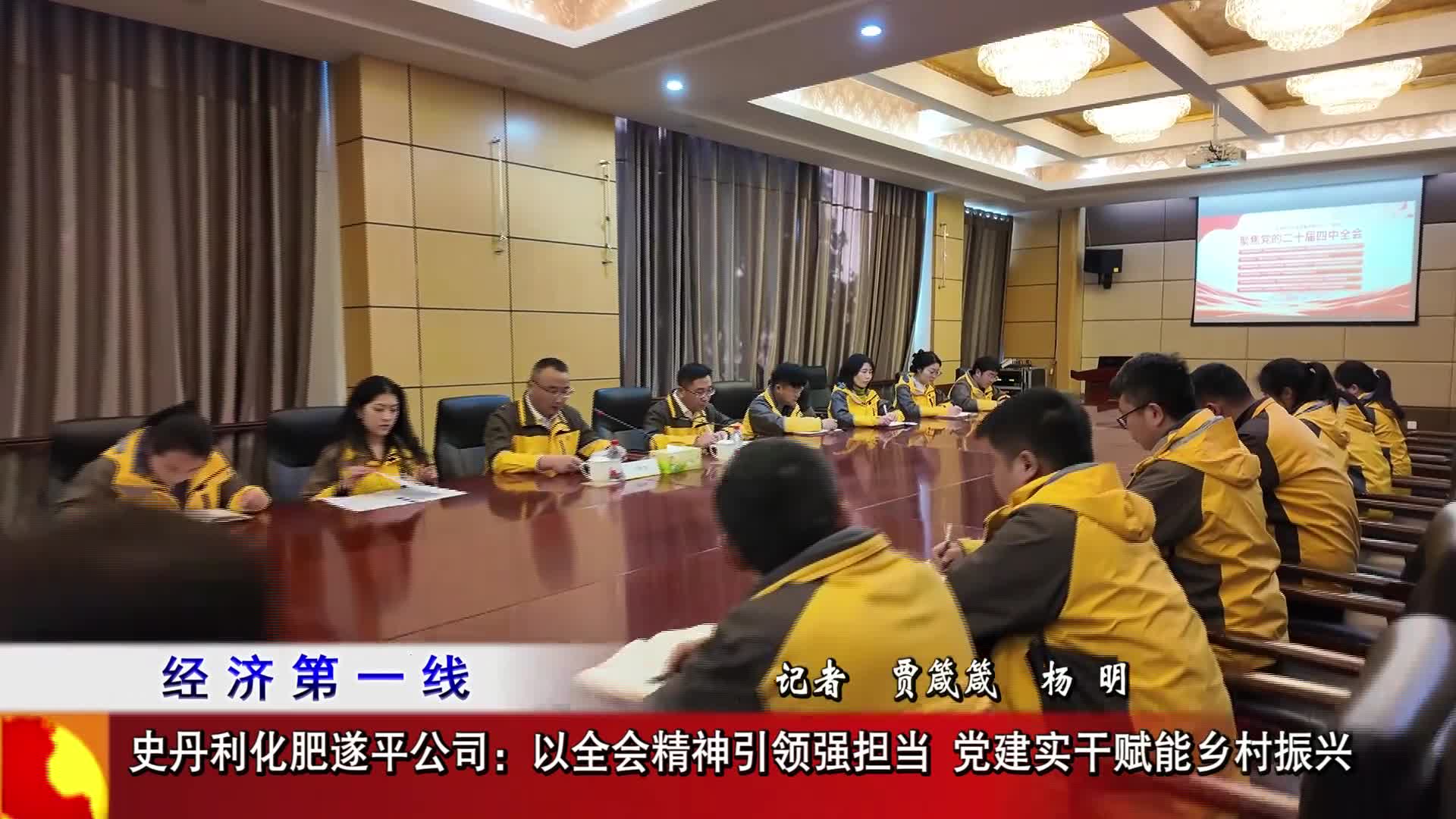 史丹利化肥遂平公司：以全会精神引领强担当 党建实干赋能乡村振兴