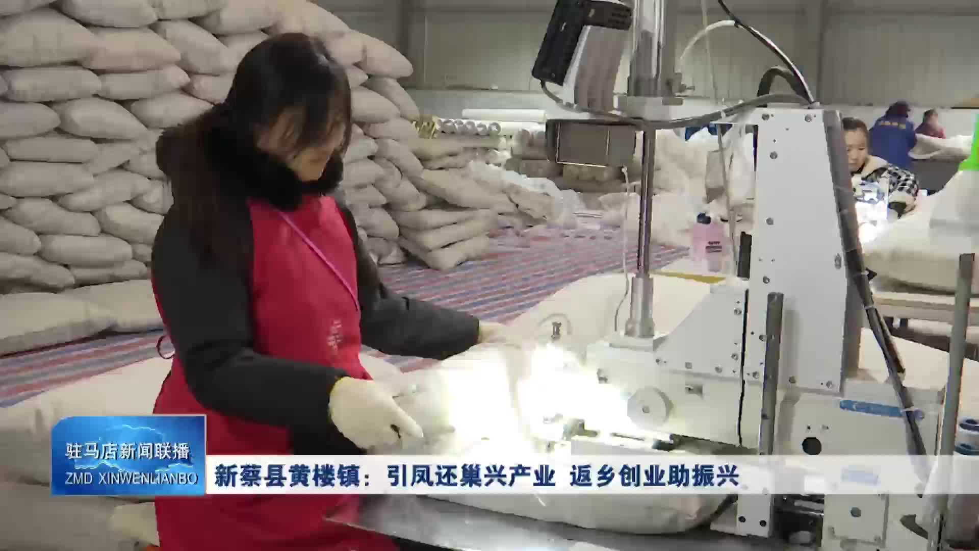 新蔡县黄楼镇：引凤还巢兴产业 返乡创业助振兴VA0