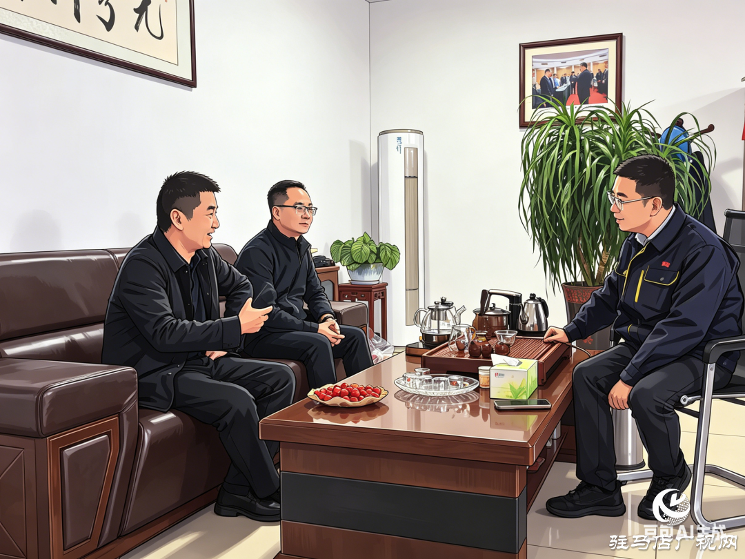 法治护航花生产业 司法助力企业发展 &mdash;&mdash;正阳法院走访市人大代表、正阳鲁花浓香花生油有限公司总经理李丕凯